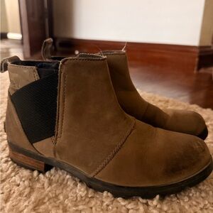 Sorel Grey Ankle Boots
